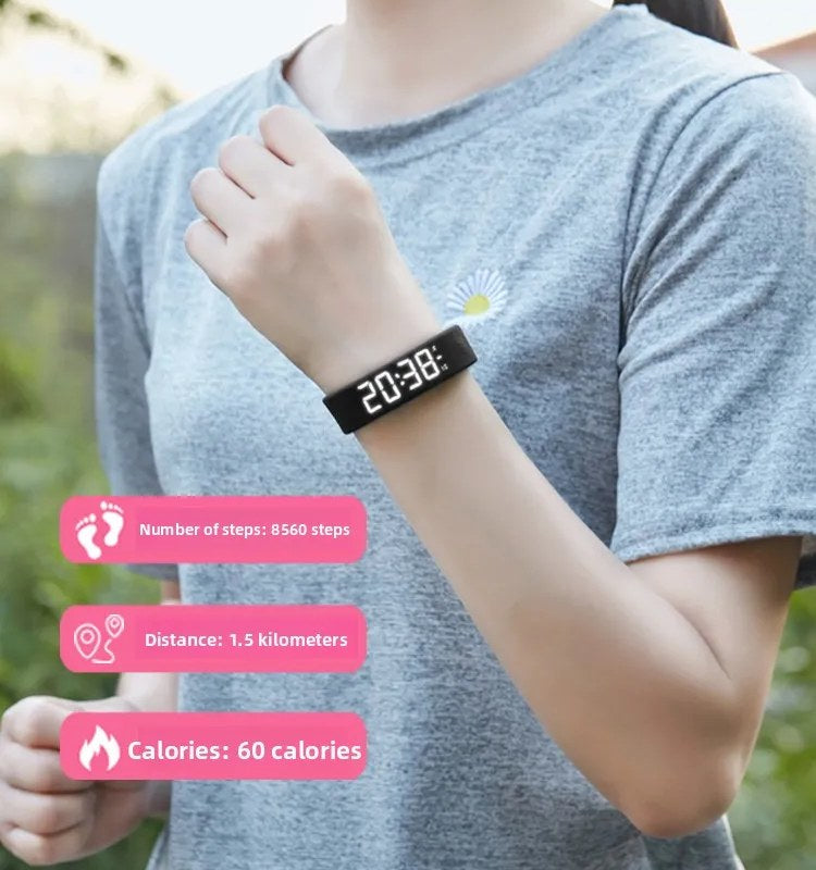 ROUSE tracking steps, distance and calories on the wrist